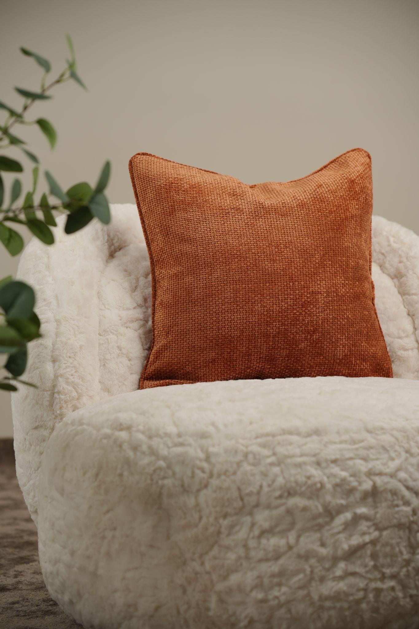 Pixel cinnamon cushion